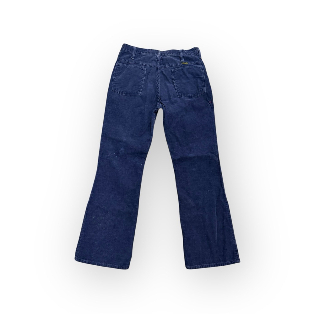 Vintage 70s 80s Wrangler Men’s Navy Corduroy Bootcut Pants Size 33S​ - Picture 6 of 8